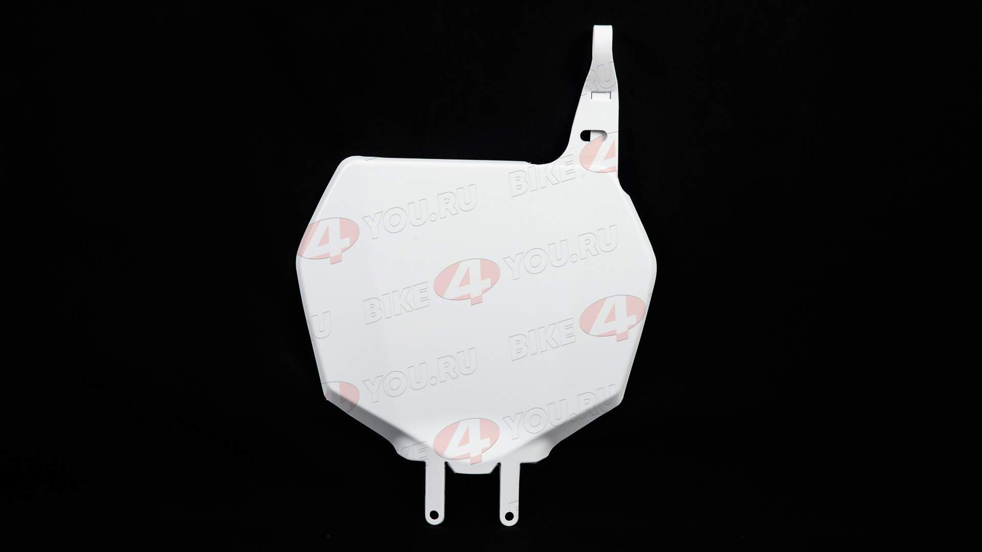 Пластик щиток передний (номерной) белый №4