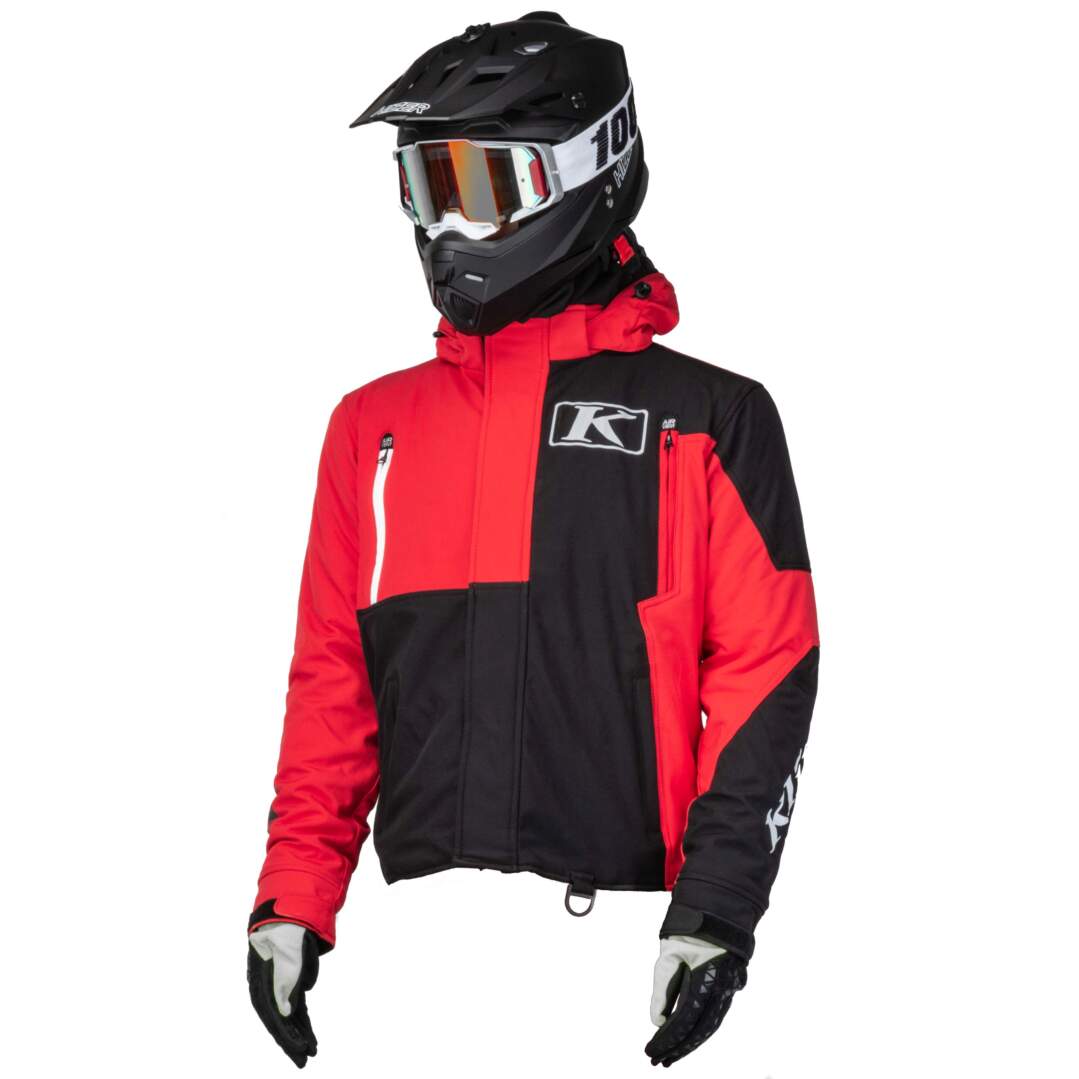 Куртка для снегохода KLIM KOMPOUND №1 black-red (текстиль) (M)